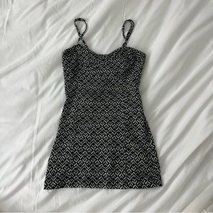 Free People Black and White Dress Size XS